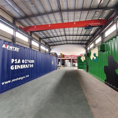 Sistema d'oxigen amb contenidor d'estació d'ompliment